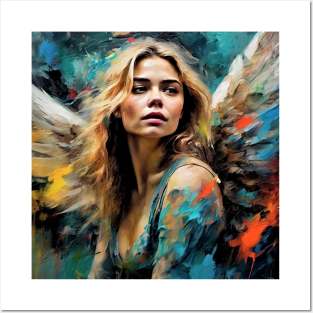 Angel with Chloë  Moretz face Posters and Art